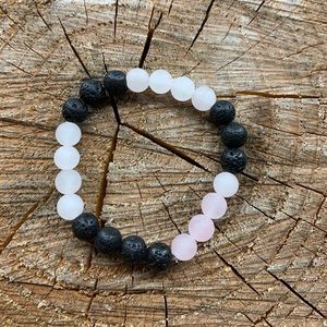 Rose Quartz Diffuser Bracelet